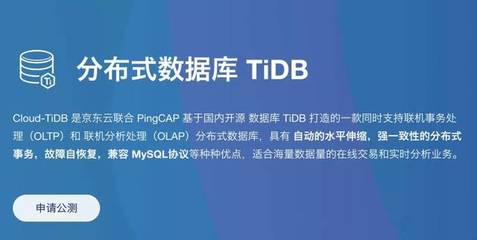 PingCAP與京東云聯合發布分布式云數據庫Cloud-TiDB，賦能在線數據處理與交易業務
